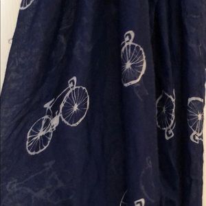 Blue Bicycle Infinity Scarf